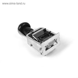 Нумератор 6 разрядный, металлический, автоматический - Simaland фото 5