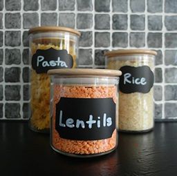 Наклейки для кухни грифельные Ассорти Меловые 8шт. (0970) Лист 10х15 см - Мой органайзер фото 13