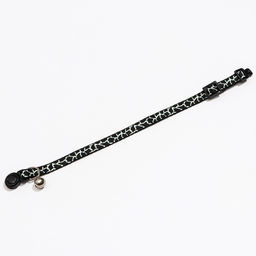 Ошейник кошачий Жираф, 30 х 1 см, чёрный - Пижон фото 4