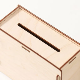 Деревянная копилка для денег «Кошелёк», заготовка, для купюр, монет, 13×10×5 см, набор 6 деталей