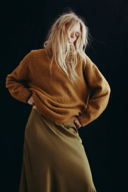 Jersey oversize en mezcla de alpaca - H&m фото 7