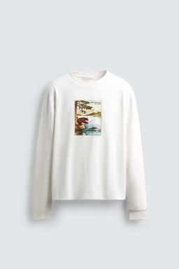 BEAR PRINT T-SHIRT - Zara фото 6