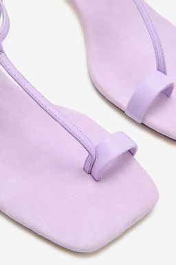 SPLIT SUEDE LIMITED EDITION SANDALS - Zara фото 8