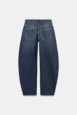 ZW COLLECTION BARREL MID-WAIST JEANS - Zara фото 7