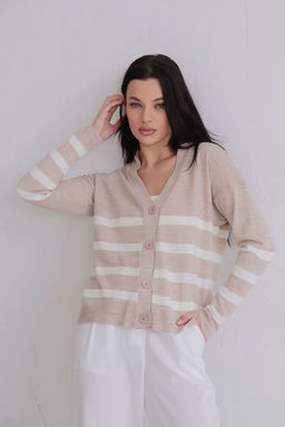 Кардиган вязаный бежевый - Martichelli фото 5