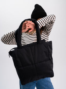 Сумка-шоппер "Зима" черный