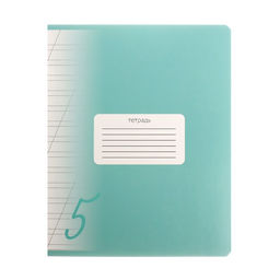 Цена за 10 шт. Тетрадь 12 листов в косую в линию Calligrata Пятерка. Зелёная, обложка мелованный картон, блок офсет