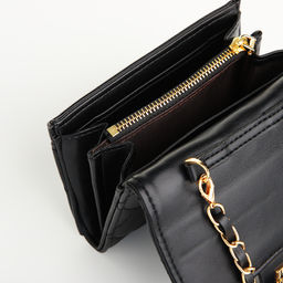 Сумка женская, мессенджер на магните, цвет чёрный - Simaland фото 5