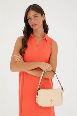 U. S. Polo Assn / Женская бежевая сумка через плечо