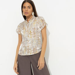 Блуза нарядная Лёгкий шик тяжёлый эффект