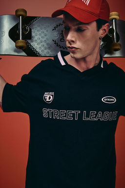 Pamuklu Loose Fit Polo Ti__rt