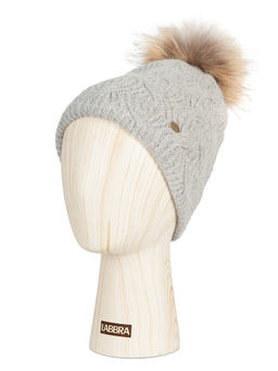 Шапка жен. бэби альп+акр LB-N88009 grey