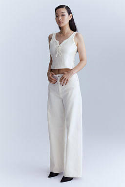 Top de lentejuelas con lazo decorativo - H&m фото 3