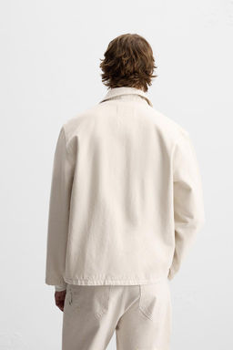 WASHED DENIM OVERSHIRT - Zara фото 3