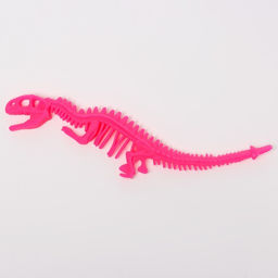 Цена за 4 шт. Антистресс сквиш мялка «Скелет динозавра», в шоубоксе, МИКС