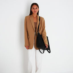 Сумка-тоут на молнии, цвет чёрный - Simaland фото 7