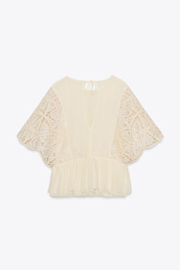 EMBROIDERED TOP - Zara фото 7