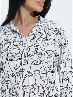 Тэффи туника женская (кофе) - Lovetex фото 39