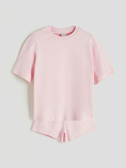 Bisiklet Yaka K?z ?ocuk Ti??rt ve ?ort