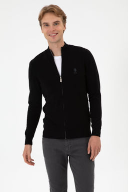 Erkek Slim Fit Siyah Triko H_rka