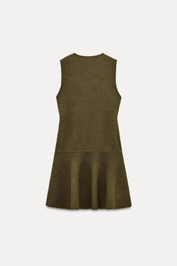 PEPLUM KNIT DRESS - Zara фото 3