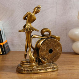 Часы настольные интерьерные каминные «Балерина», h=28 см