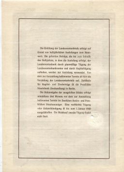 Облигация 4,5% 1000 рейхсмарок 1940 года Германия