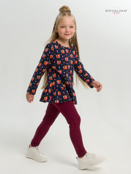 Костюм Алиса лисята на синем-марсала - Sovalina фото 18