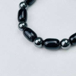 Браслет из Агата и Гематита 20 см