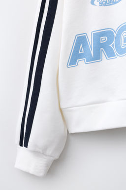 SUDADERA ESTAMPADO ARGENTINA / Blanco roto - Zara фото 4