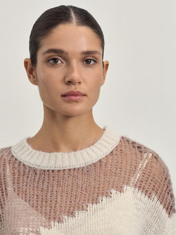 Вязаный джемпер / Zarina  фото 7