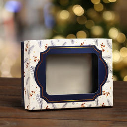 Цена за 5 шт. Коробка складная, крышка-дно, с окном Happy New Year 16,5 х 12,5 х 5,2 см