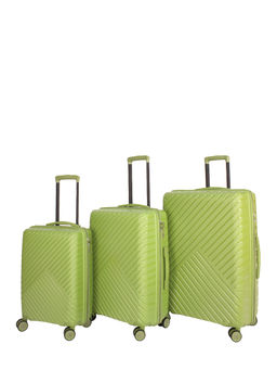 LACCOMA комплект из трех чемоданов ПП807-Авакадо PP-пластик полиэстр