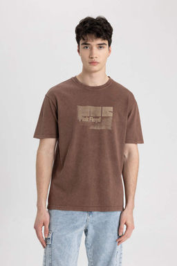 Pink Floyd Regular Fit Bisiklet Yaka K?sa Kollu Tisort - Defacto фото 2