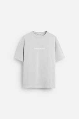 PRINTED SLOGAN T-SHIRT - Zara фото 6