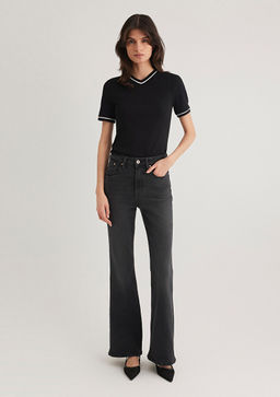 Siyah Tisort - Mavi фото 3