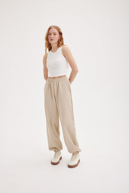 Топ халтер укороченный "Белый" женский