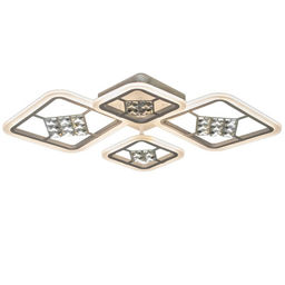 Люстра с ПДУ 1548/4WT LED 96 Вт 3000-6000К диммер белый 71×10 см BayerLux