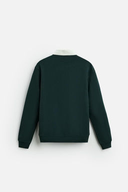CONTRAST COLLAR POLO SHIRT - Zara фото 15