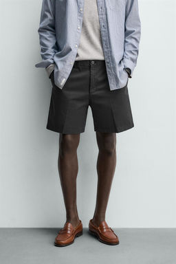 BERMUDA CHINO REGULAR FIT / Marino