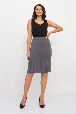 ЗЛАТА Юбка И 001/серый
