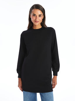 Bisiklet Yaka Kad?n Sweatshirt Tunik