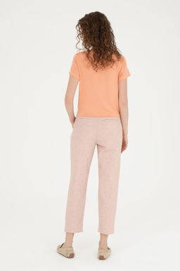 Женские брюки из плотной ткани пудрового цвета - U.s. polo assn фото 11