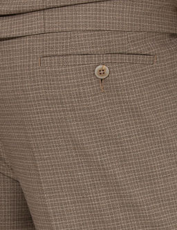 A__k Kahverengi Ex. Slim Fit Tak_m Elbise