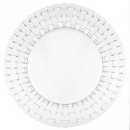 Блюдце стеклянное Ротанг д123мм, h15мм, Дели Гласс (Deli Glass) (Китай)