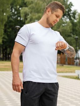 Футболка ткань ПИКЕ 92% хлопок, 8% лайкра - Relay фото 11