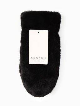 Варежки женские MINAKU цв.черный р-р 26*12см