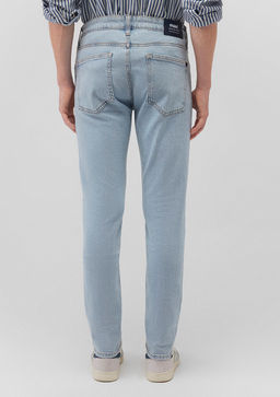 James Classic Denim Puslu Ac?k Mavi Jean Pantolon  фото 4