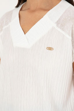 U. S. Polo Assn / Женская футболка цвета экрю - U.s. polo assn фото 7