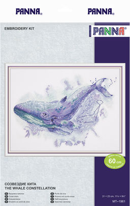 Набор для вышивания PANNA MT-1961 Созвездие кита 31 х 23 см